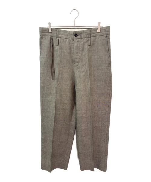 jonnlynx（ジョンリンクス）jonnlynx (ジョンリンクス) グレンチェックワイドパンツ グレー サイズ:38の古着・服飾アイテム