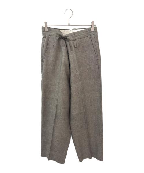 jonnlynx（ジョンリンクス）jonnlynx (ジョンリンクス) グレンチェックワイドパンツ グレー サイズ:38の古着・服飾アイテム
