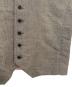 中古・古着 jonnlynx (ジョンリンクス) two tone gilet グレー サイズ:FREE：13000円