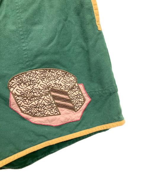 BODE（ボーディ）BODE (ボーディ) デザートアップリケショートパンツ/DESSERT APPLIQUE SHORTS グリーン サイズ:S/Mの古着・服飾アイテム