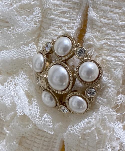 CHANEL（シャネル）CHANEL (シャネル) Chanel 08P Demi Couture White Wool Jacket ツイードジャケット アイボリー サイズ:34の古着・服飾アイテム