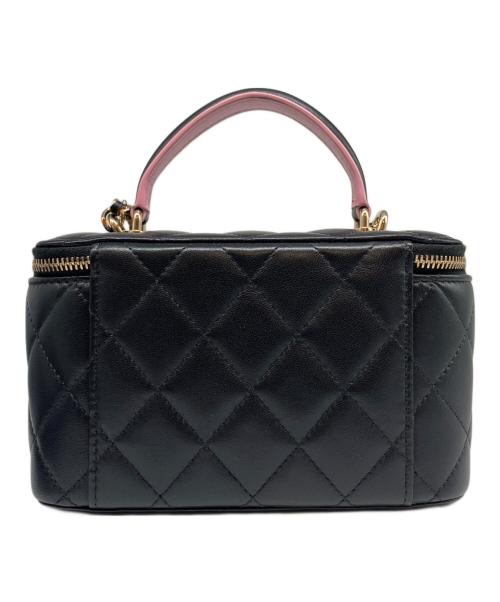 CHANEL（シャネル）CHANEL (シャネル) チェーンショルダー バニティ バッグ ブラックの古着・服飾アイテム