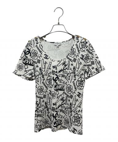 中古・古着通販】CHANEL (シャネル) 19A ココマーク 半袖カットソー