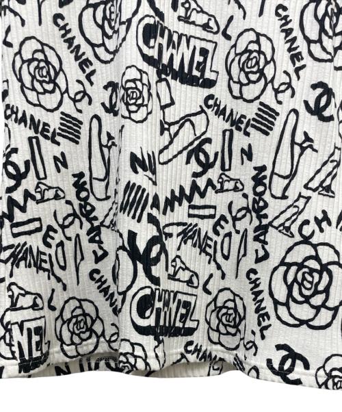 CHANEL（シャネル）CHANEL (シャネル) 19A　ココマーク 半袖カットソー ホワイト サイズ:38の古着・服飾アイテム