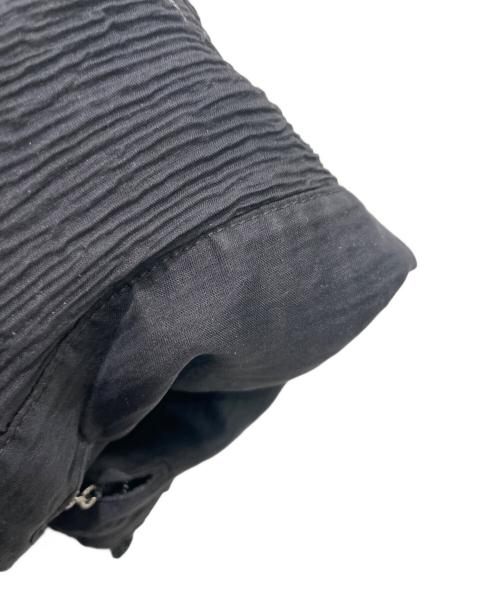 CHANEL（シャネル）CHANEL (シャネル) フリルブラウス ブラック サイズ:42の古着・服飾アイテム