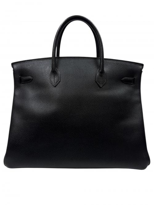 HERMES（エルメス）HERMES (エルメス) バーキン40/トリヨンクレマンス/〇X刻印：1994年製造/ゴールド金具 ブラック サイズ:40の古着・服飾アイテム