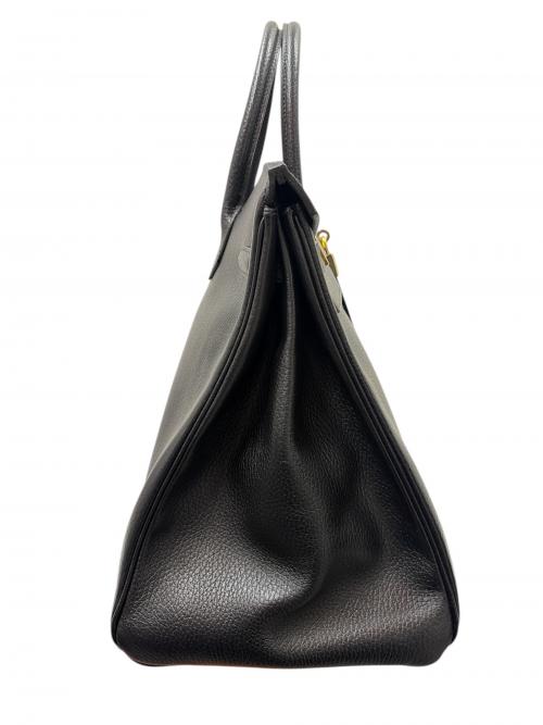 HERMES（エルメス）HERMES (エルメス) バーキン40/トリヨンクレマンス/〇X刻印：1994年製造/ゴールド金具 ブラック サイズ:40の古着・服飾アイテム