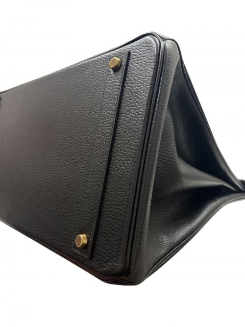 HERMES（エルメス）HERMES (エルメス) バーキン40/トリヨンクレマンス/〇X刻印：1994年製造/ゴールド金具 ブラック サイズ:40の古着・服飾アイテム