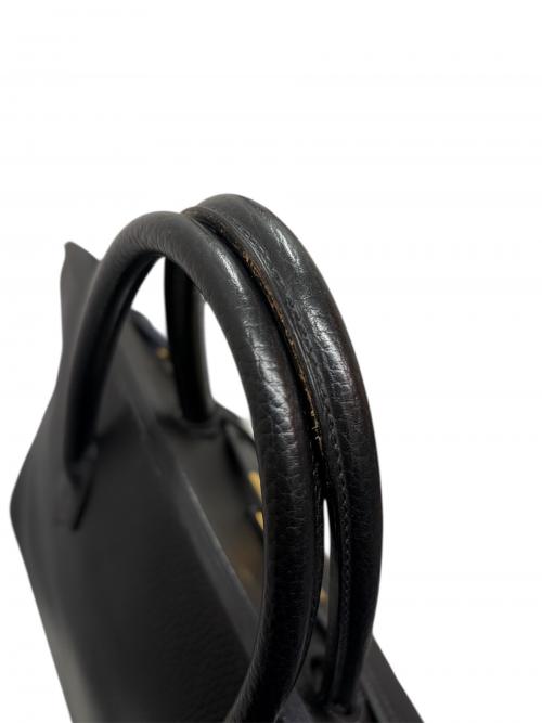 HERMES（エルメス）HERMES (エルメス) バーキン40/トリヨンクレマンス/〇X刻印：1994年製造/ゴールド金具 ブラック サイズ:40の古着・服飾アイテム