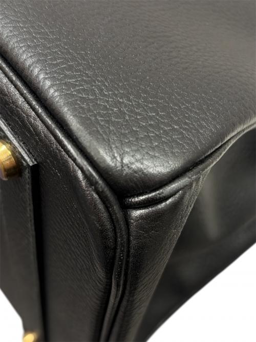 HERMES（エルメス）HERMES (エルメス) バーキン40/トリヨンクレマンス/〇X刻印：1994年製造/ゴールド金具 ブラック サイズ:40の古着・服飾アイテム