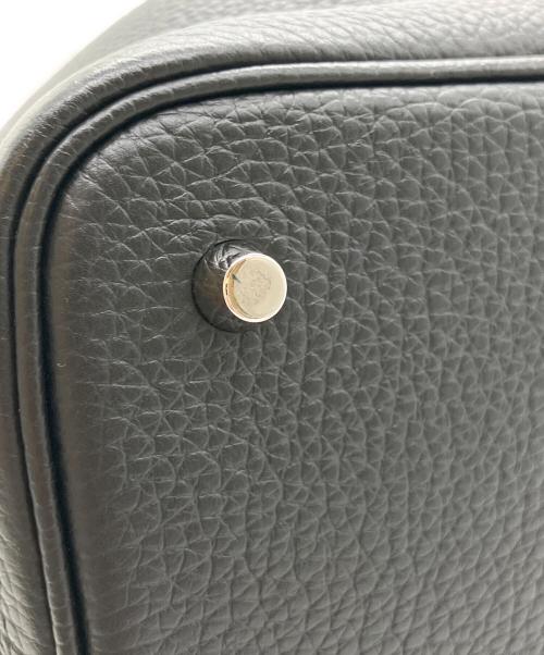 HERMES（エルメス）HERMES (エルメス) ピコタンロックMM/B刻印:2023年/トリヨンクレマンス/シルバー金具/ハンドバッグ ブラック サイズ:MMの古着・服飾アイテム