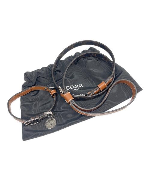 CELINE（セリーヌ）CELINE (セリーヌ) トリオンフ リード&首輪セットの古着・服飾アイテム