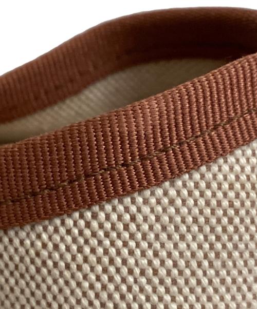 HERMES（エルメス）HERMES (エルメス)  サコ ロデオトアルアッシュ　キャンバスショルダーバッグ ブラウンの古着・服飾アイテム