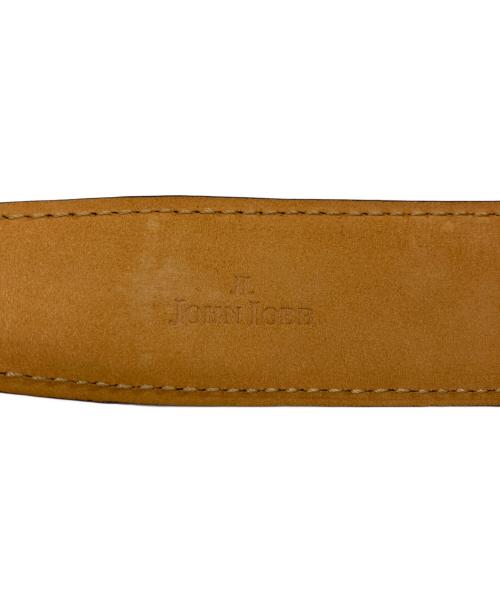 JOHN LOBB（ジョンロブ）JOHN LOBB (ジョンロブ) レザーベルト ブラウンの古着・服飾アイテム