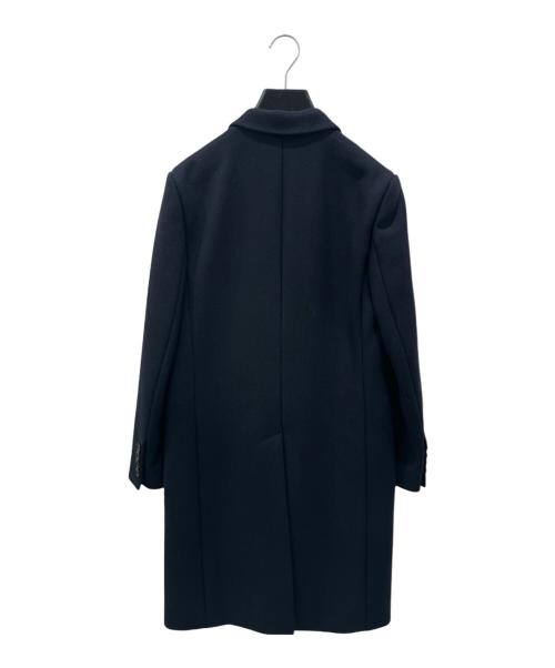 CELINE（セリーヌ）CELINE (セリーヌ) ダブルブレストウールチェスターフィールドコート ネイビー サイズ:40の古着・服飾アイテム