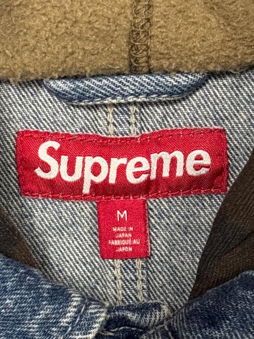 SUPREME（シュプリーム）Supreme (シュプリーム) Worn Hooded Chore Coat インディゴ サイズ:Mの古着・服飾アイテム