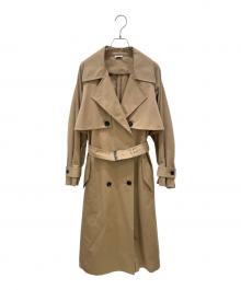 COLUMN（コラム）の古着「ダブルブレストトレンチコート」｜ベージュ(キャメル)