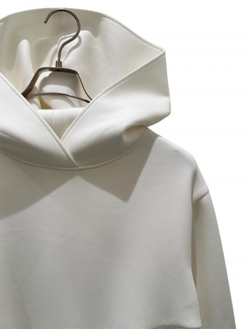 ADEAM（アディアム）ADEAM (アディアム) ペプラムパーカー ホワイト サイズ:XSの古着・服飾アイテム