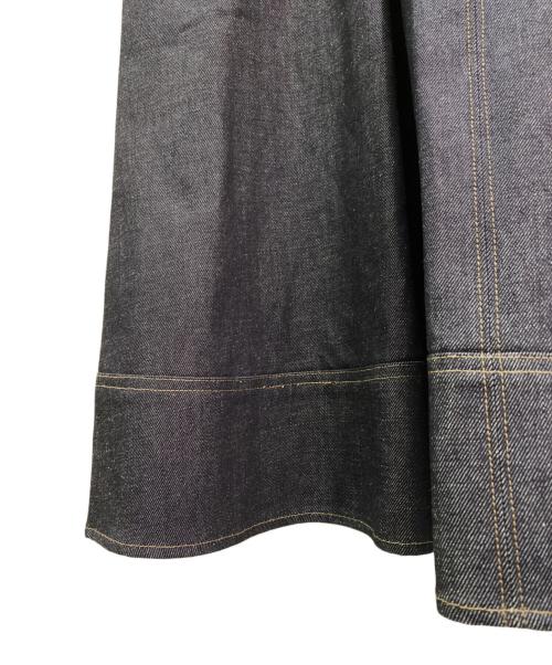 OBLI（オブリ）OBLI (オブリ) デニムフレアワンピース インディゴ サイズ:１ 未使用品の古着・服飾アイテム