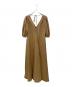 MYLAN (マイラン) Volume Sleeve V neck Dress（ボリューム スリーブ Vネック ドレス） ベージュ サイズ:Free：20000円