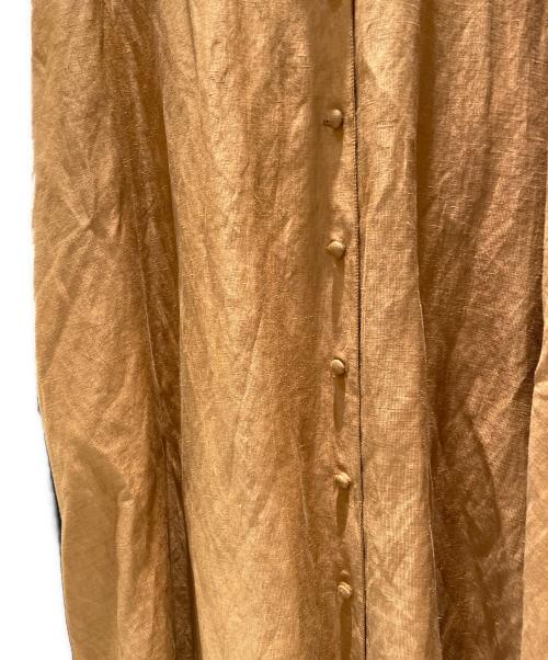 MYLAN（マイラン）MYLAN (マイラン) Volume Sleeve Dress ブラウン サイズ:Freeの古着・服飾アイテム