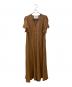 MYLAN（マイラン）の古着「Volume Sleeve Dress」｜ブラウン
