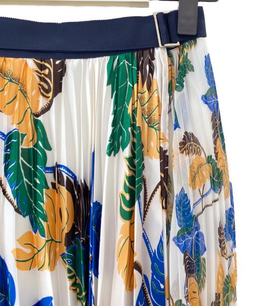 sacai（サカイ）sacai (サカイ) Sun Surf (サンサーフ) プリーツスカート ホワイト サイズ:1の古着・服飾アイテム