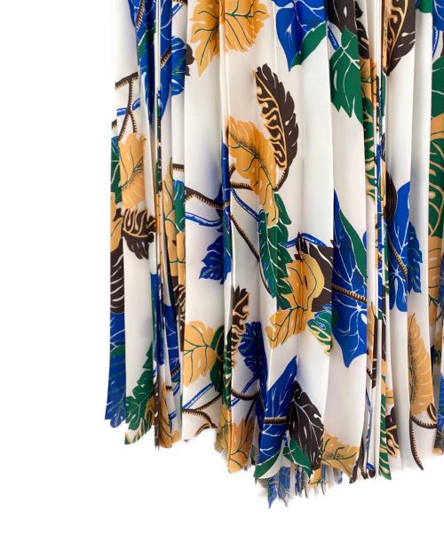 sacai（サカイ）sacai (サカイ) Sun Surf (サンサーフ) プリーツスカート ホワイト サイズ:1の古着・服飾アイテム