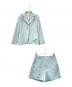 KUME（クメ）の古着「ショートパンツセットアップ」｜スカイブルー
