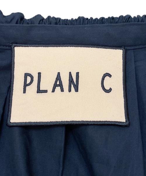 PLAN C（プランシー）PLAN C (プランシー) フリルスカート ネイビー サイズ:38の古着・服飾アイテム