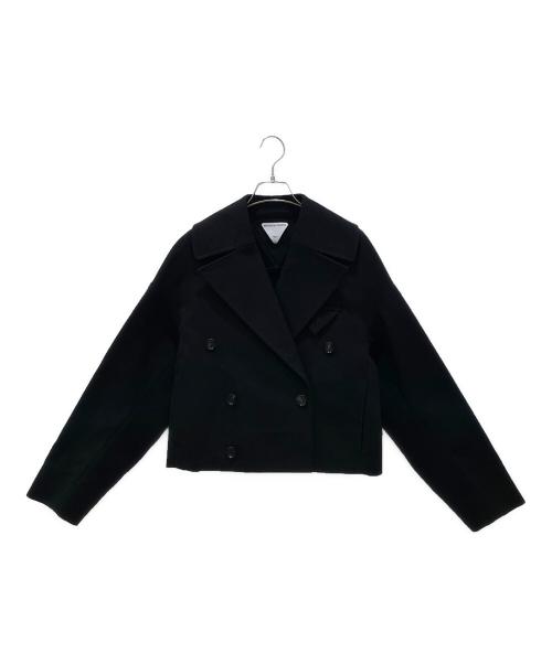 BOTTEGA VENETA（ボッテガベネタ）BOTTEGA VENETA (ボッテガベネタ) クロップド テーラードジャケット ブラック サイズ:36の古着・服飾アイテム