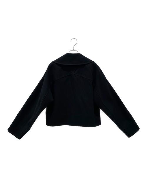 BOTTEGA VENETA（ボッテガベネタ）BOTTEGA VENETA (ボッテガベネタ) クロップド テーラードジャケット ブラック サイズ:36の古着・服飾アイテム