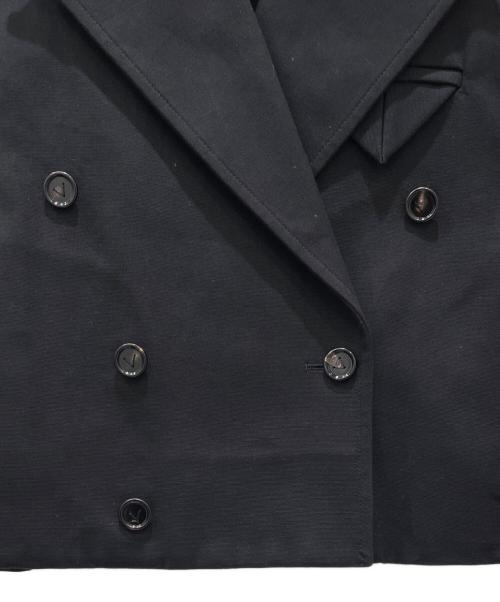 BOTTEGA VENETA（ボッテガベネタ）BOTTEGA VENETA (ボッテガベネタ) クロップド テーラードジャケット ブラック サイズ:36の古着・服飾アイテム