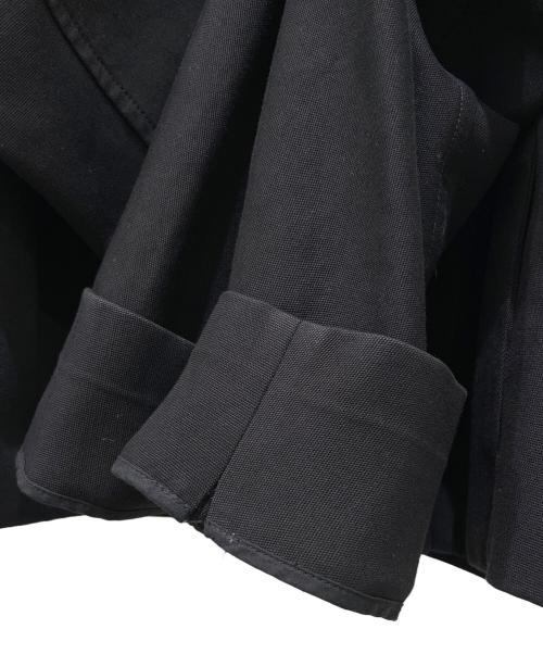 BOTTEGA VENETA（ボッテガベネタ）BOTTEGA VENETA (ボッテガベネタ) クロップド テーラードジャケット ブラック サイズ:36の古着・服飾アイテム