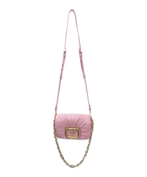 Roger Vivier（ロジェ ヴィヴィエ）Roger Vivier (ロジェ ヴィヴィエ) ヴィヴショック ショルダーバッグ ピンクの古着・服飾アイテム