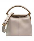 TOD'Sトッズ）の古着「Tケース メッセンジャーバッグ インレザー マイクロ」｜アイボリー