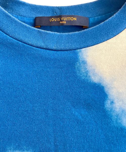 LOUIS VUITTON（ルイ ヴィトン）LOUIS VUITTON (ルイ ヴィトン) クラウドロゴプリントTシャツ ブルー サイズ:XSの古着・服飾アイテム