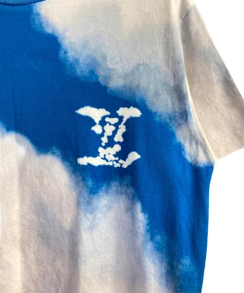 LOUIS VUITTON（ルイ ヴィトン）LOUIS VUITTON (ルイ ヴィトン) クラウドロゴプリントTシャツ ブルー サイズ:XSの古着・服飾アイテム
