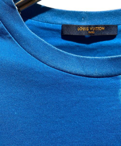 LOUIS VUITTON（ルイ ヴィトン）LOUIS VUITTON (ルイ ヴィトン) クラウドロゴプリントTシャツ ブルー サイズ:XSの古着・服飾アイテム