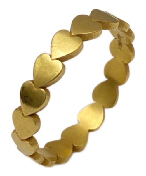 Marie-Helene de Taillac（マリーエレーヌドゥタイヤック）Marie-Helene de Taillac (マリーエレーヌドゥタイヤック) ラブ　バンドリング　ゴールド サイズ:10号の古着・服飾アイテム