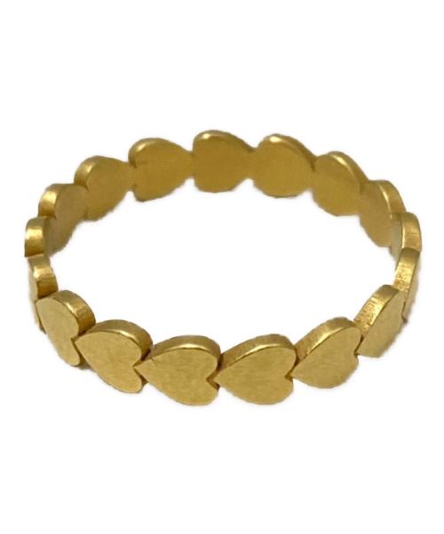 Marie-Helene de Taillac（マリーエレーヌドゥタイヤック）Marie-Helene de Taillac (マリーエレーヌドゥタイヤック) ラブ　バンドリング　ゴールド サイズ:10号の古着・服飾アイテム