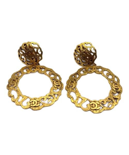 CHANEL（シャネル）CHANEL (シャネル) ヴィンテージ透かしCCマークイヤリングの古着・服飾アイテム