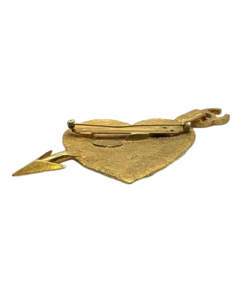 CHANEL（シャネル）CHANEL (シャネル) アローハートモチーフピンブローチの古着・服飾アイテム