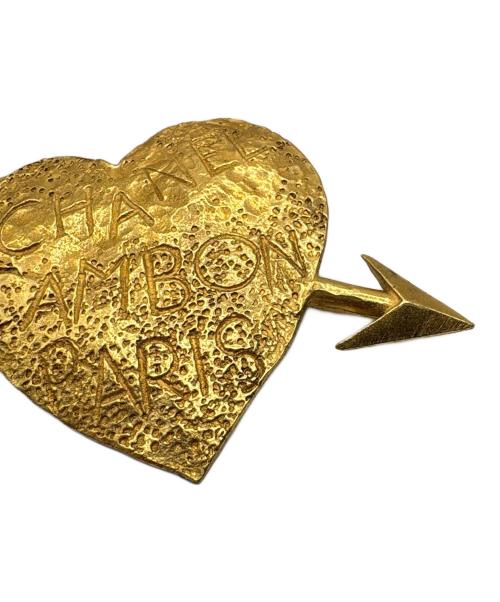 CHANEL（シャネル）CHANEL (シャネル) アローハートモチーフピンブローチの古着・服飾アイテム