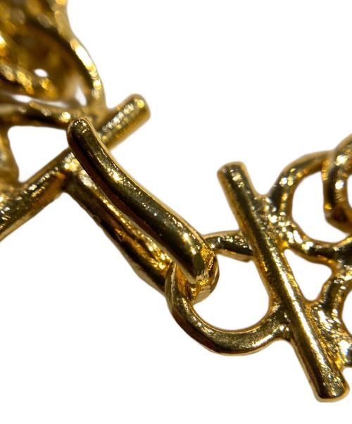 CHANEL（シャネル）CHANEL (シャネル) ライオンモチーフ ダブルチェーンネックレスの古着・服飾アイテム