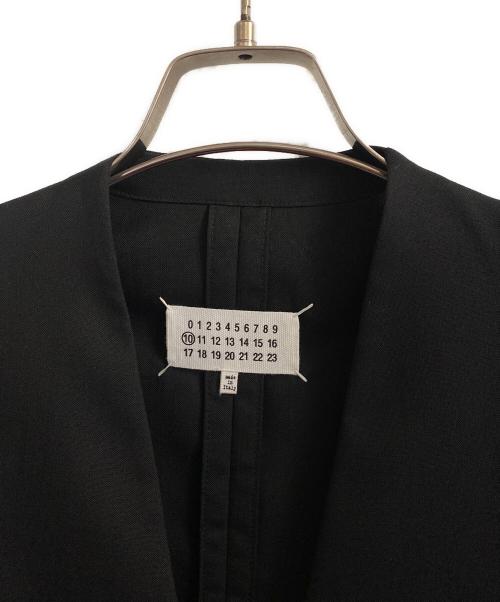 Maison Margiela（メゾンマルジェラ）Maison Margiela (メゾンマルジェラ) 18SS ノーカラージャケット ブラック サイズ:44の古着・服飾アイテム