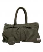 PORTER×HYKEポーター×ハイク）の古着「ヘルメットバッグ」｜カーキ