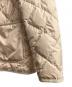 中古・古着 MONCLER (モンクレール) ダウンジャケット ベージュ サイズ:1：130000円
