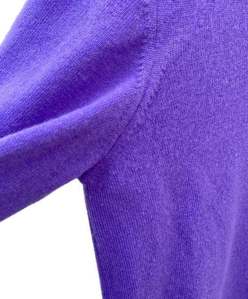 Maison Margiela④（メゾンマルジェラ）Maison Margiela④ (メゾンマルジェラ) エルボーパッチニット パープル サイズ:Mの古着・服飾アイテム