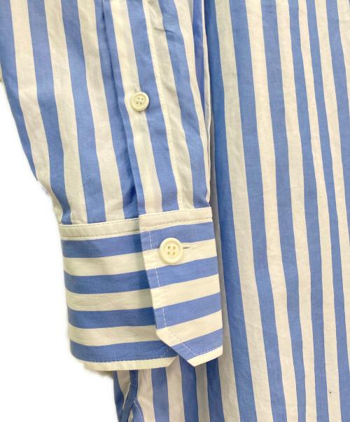 CELINE（セリーヌ）CELINE (セリーヌ) シャツストライプワンピース ブルー サイズ:34の古着・服飾アイテム